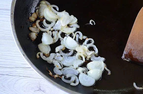 баклажаны жареные с грибами рецепт фото 3